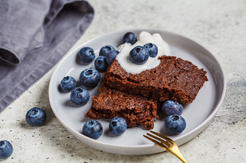 Black Bean Brownies with Whipped Coconut Cream Recipe