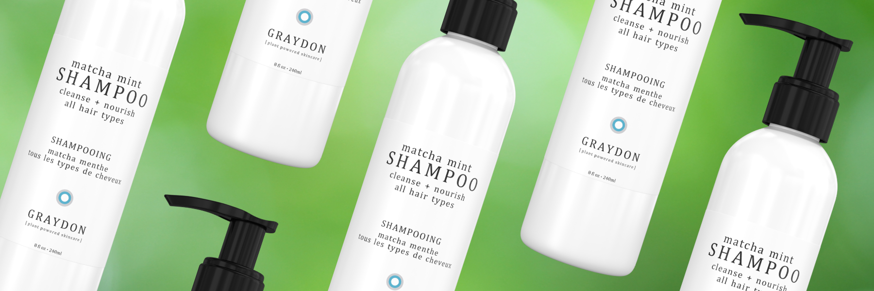 How our Matcha Mint Shampoo Nourishes Your Hair