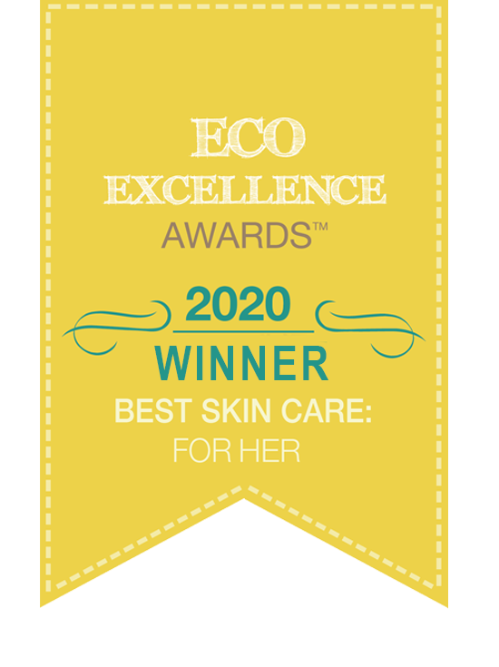 eco excellence awards 2020 winner for best skincare for her